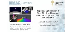 Topology Optimization & Wave Physics - Photonics, Plasmonics, Optomechanics and Acoustics - Featured
