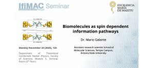 Biomolecules as Spin Dependent Information Pathways - Featured