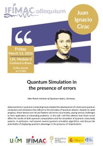 Quantum Simulation in the Presence of Errors - Poster