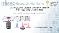 Quantifying Non-Gaussian Diffusion in Transient Microscopy Using Excess Kurtosis