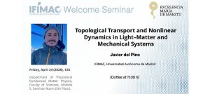 Topological Transport and Nonlinear Dynamics in Light–Matter and Mechanical Systems - Featured