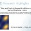 Twist and Strain in Square Moiré Patterns of Stacked Graphene Layers