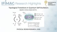 Topological Transitions in Quantum Self-Oscillators