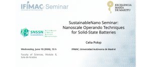 SustainableNano Seminar: Nanoscale Operando Techniques for Solid-State Batteries - Featured