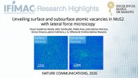 Unveiling Surface and Subsurface Atomic Vacancies in MoS2 with Lateral Force Microscopy