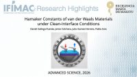 Hamaker Constants of van der Waals Materials under Clean-Interface Conditions