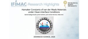Hamaker Constants of van der Waals Materials under Clean-Interface Conditions - Featured