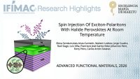 Article in Advanced Functional Materials: “Spin Injection Of Exciton-Polaritons With Halide Perovskites At Room Temperature”