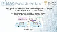 Testing the Bell Inequality with Time-Entanglement of Single Photons Emitted from a Quantum Dot